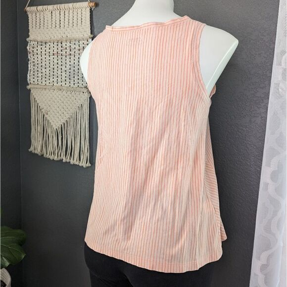 Eddie Bauer Peach Striped Tank Top - Picture 6 of 10